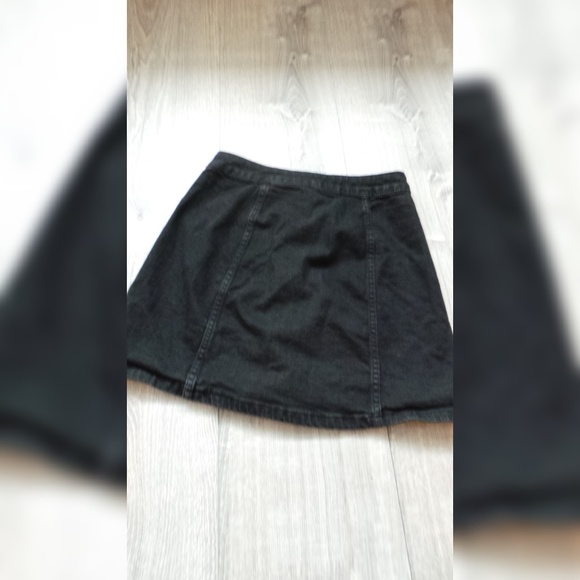 Black Denim Skirt - Picture 3 of 3
